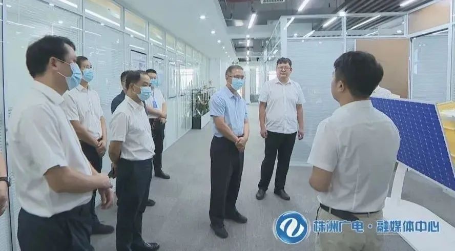 曹慧泉调研株洲北斗产业园建设情况