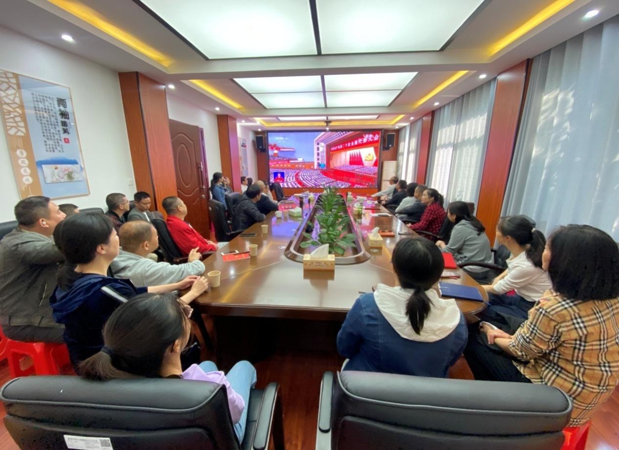 株洲市自然资源和规划局集中收看收听 党的二十大开幕盛况并开展学习研讨