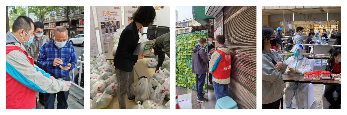 齐心协力 共克时艰 市资规局党员干部下沉社区掠影