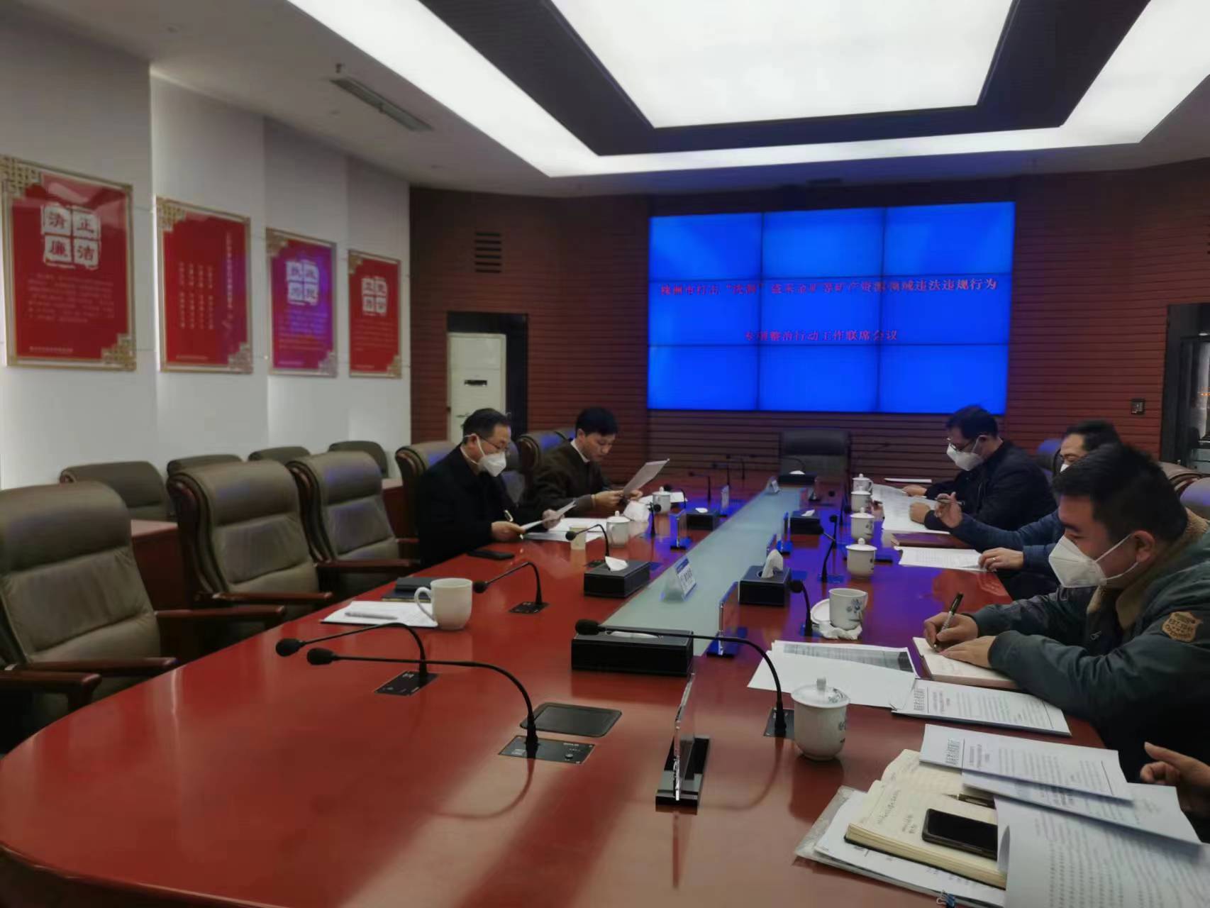 株洲市召开打击"洗洞"盗采金矿等矿产资源领域违法违规行为专项整治行动工作联席会议