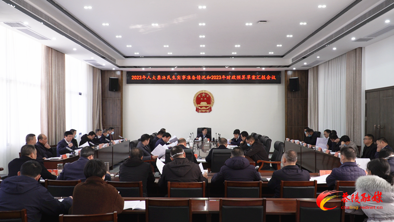 杨红兵主持召开2023年人大票决民生实事准备情况和2023年财政预算草案汇报会