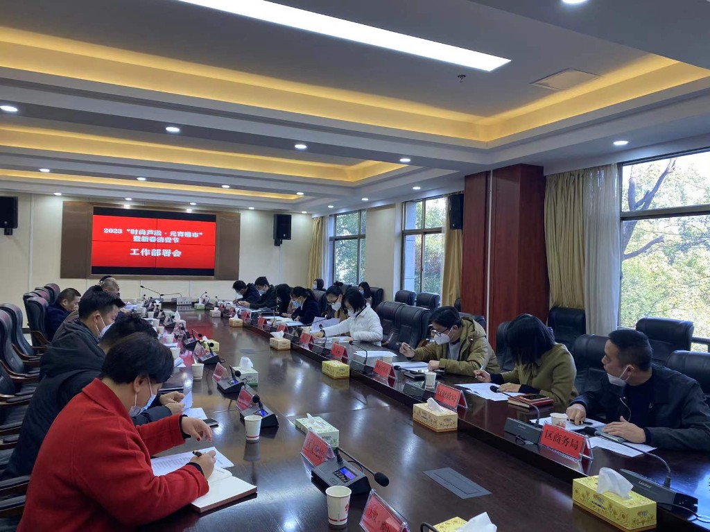 芦淞区召开2023“时尚芦淞·元宵禧市”暨新春消费节工作部署会