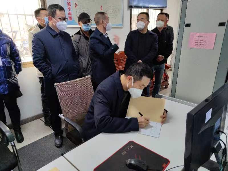 市住建局督查岁末年初安全生产