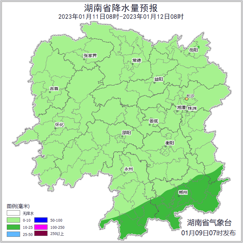 14日至15日省内有一次寒潮大风雨雪过程