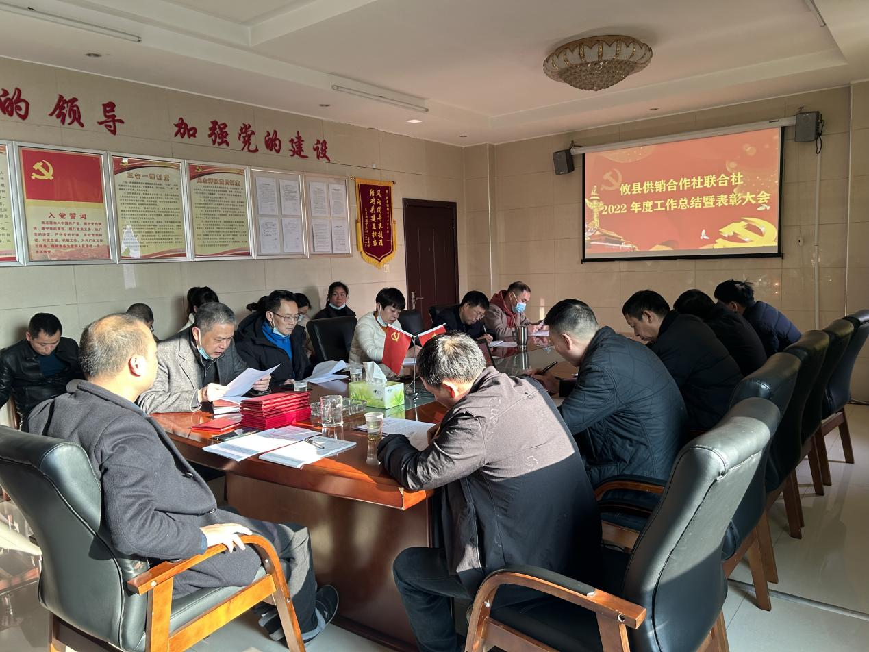砥砺奋进结硕果  接续奋斗谱新篇 攸县供销社召开2022年度工作总结大会
