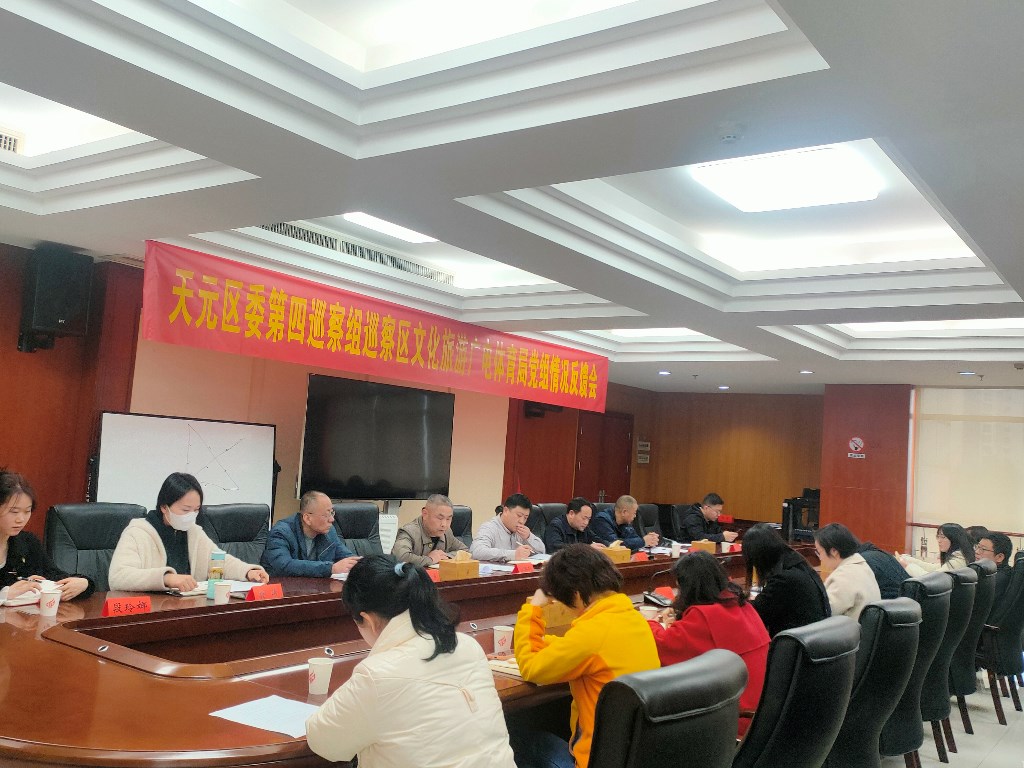 区委第四巡察组向区文旅广体局党组反馈巡察情况