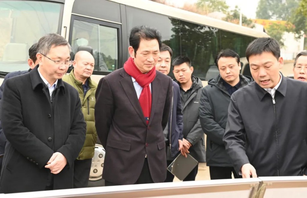 省自然资源厅陈仲伯一行来株洲经开区调研