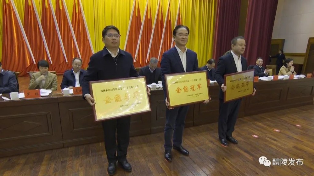 打造“三个高地”工作，醴陵捧回2022年度“全能奖”全能冠军