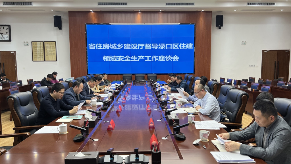 省住建厅一行来区督导住建领域安全生产工作