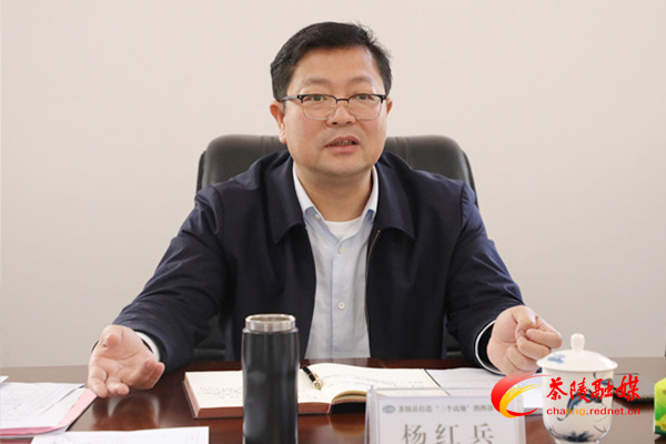 杨红兵调度重点项目建设工作