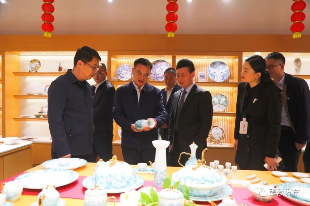 省商务厅党组书记、厅长沈裕谋来醴督导调研国家级园区创建