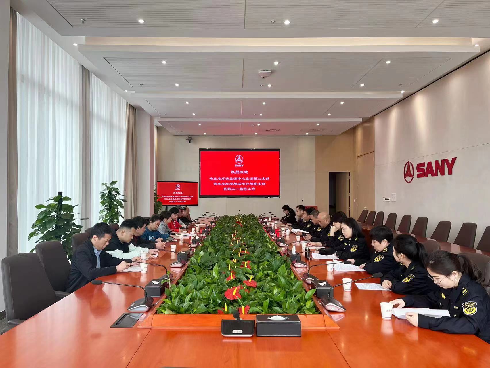 石峰生态环境分局和株洲生态环境监测中心帮扶指导三一硅能项目环境治理