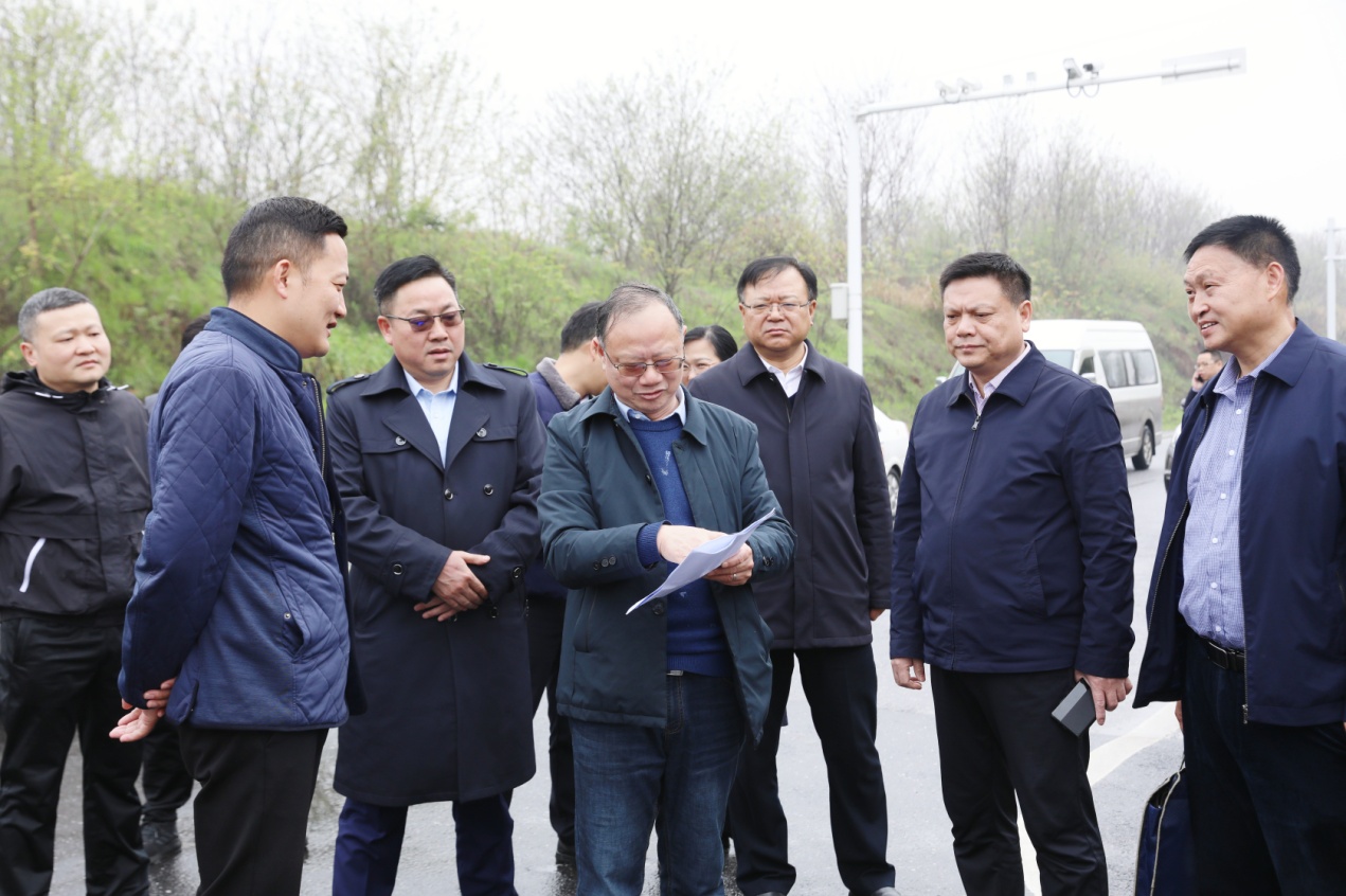 省自然资源厅来株调研生态绿心相关工作