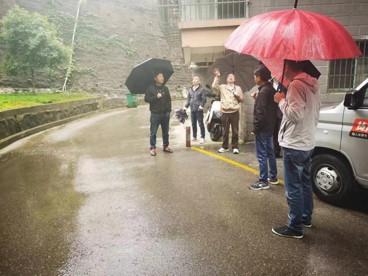 天元区自然资源局局长带队巡查地质灾害隐患点