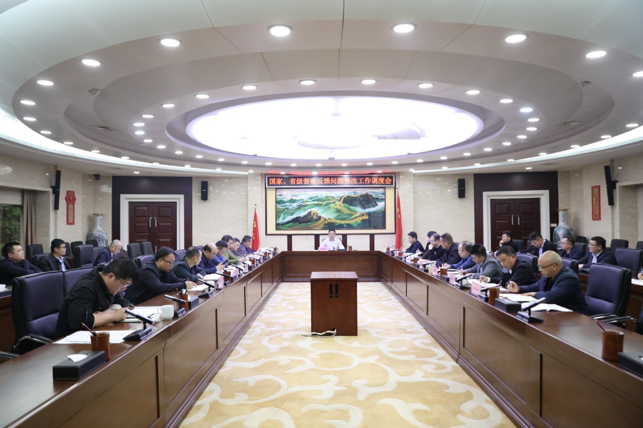 市自然资源和规划局召开国家、省级督察反馈问题整改工作调度会