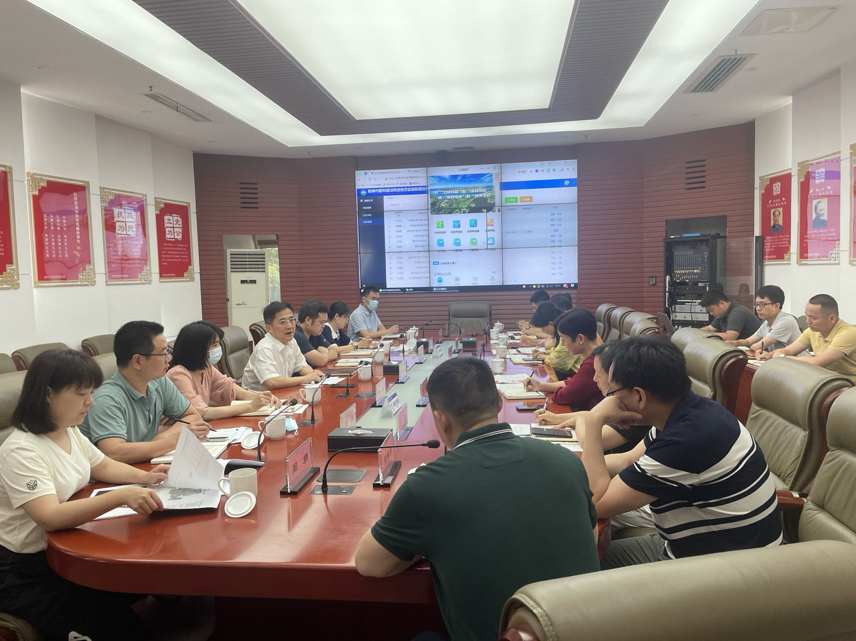 湖南湘江新区管理委员会自然资源和规划局来我局考察交流"土地超市"建设工作