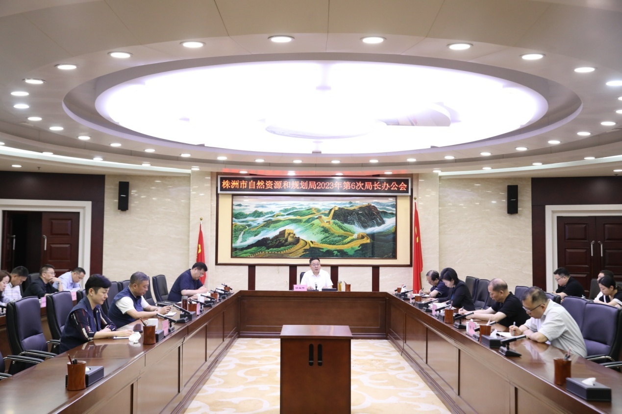 提振信心 拼搏赶超 奋力实现"双过半"——市自然资源和规划局召开第6次局务会