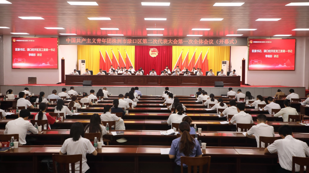 共青团株洲市渌口区第二次代表大会隆重召开