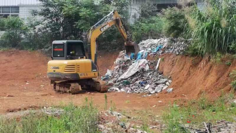 春联街道开展建筑垃圾专项清理整治行动