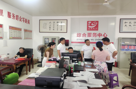 攸县医疗保障局调研督导城乡居民基本医疗保险参保人员信息调查摸底工作
