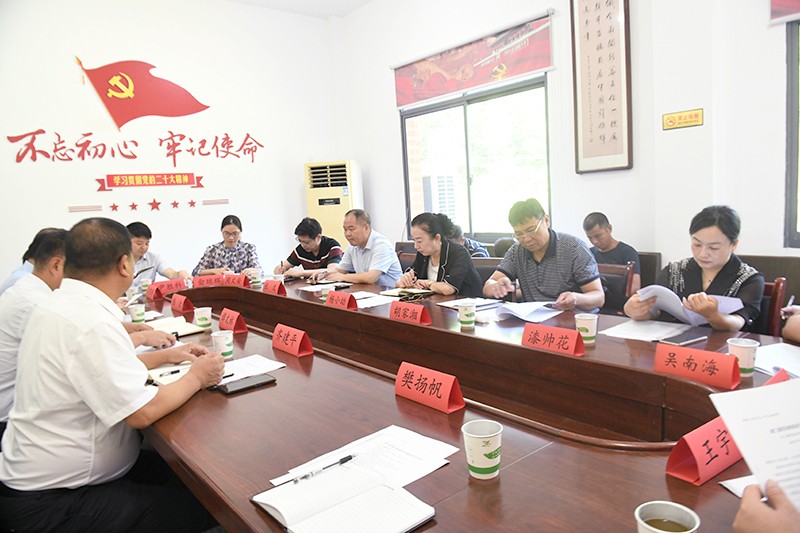 市政协杨小幼副主席一行赴渌口区龙门镇花冲村调研乡村振兴工作