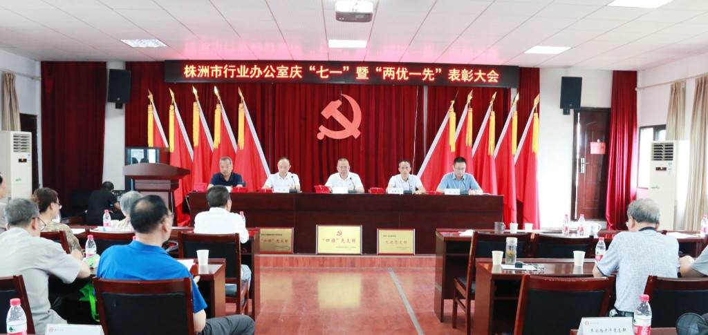 株洲市行业办召开庆“七一”暨“两优一先”表彰大会