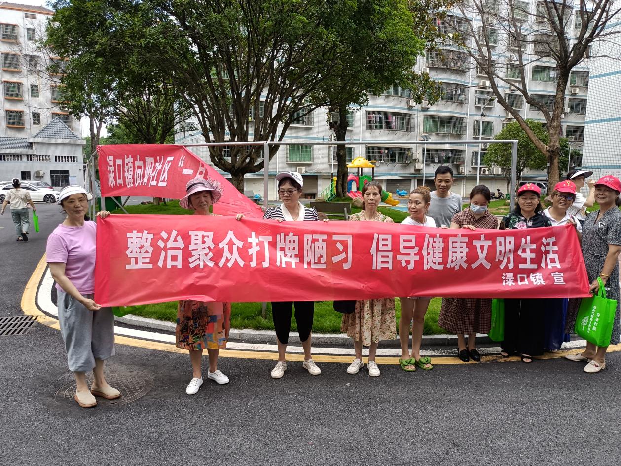 【创文创卫在路上】多方宣传齐下管，健康社区在呼唤——渌口镇开展联合宣传活动