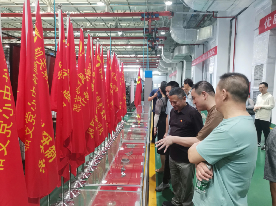 区发改局党支部组织开展6月份主题党日活动暨迎七一老干部重点项目现场观摩行
