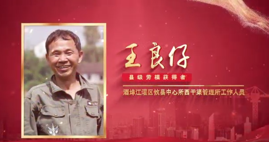 喜报！攸县水利局王良仔获评"攸县劳动模范"