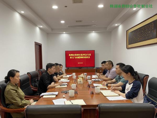 曾文飞一行赴县级社调研专项整治和监事会工作