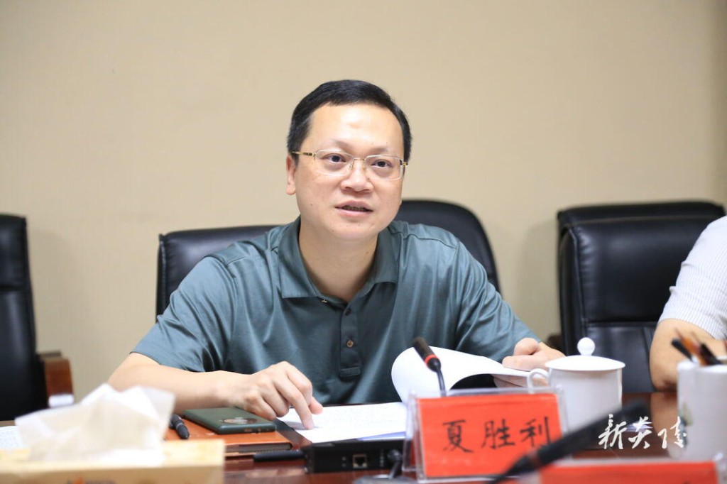 市生态环境局党组书记、局长周其伟一行来炎调研 夏胜利参加