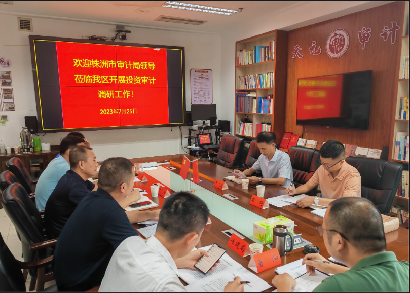 市审计局来我区开展投资审计工作调研活动