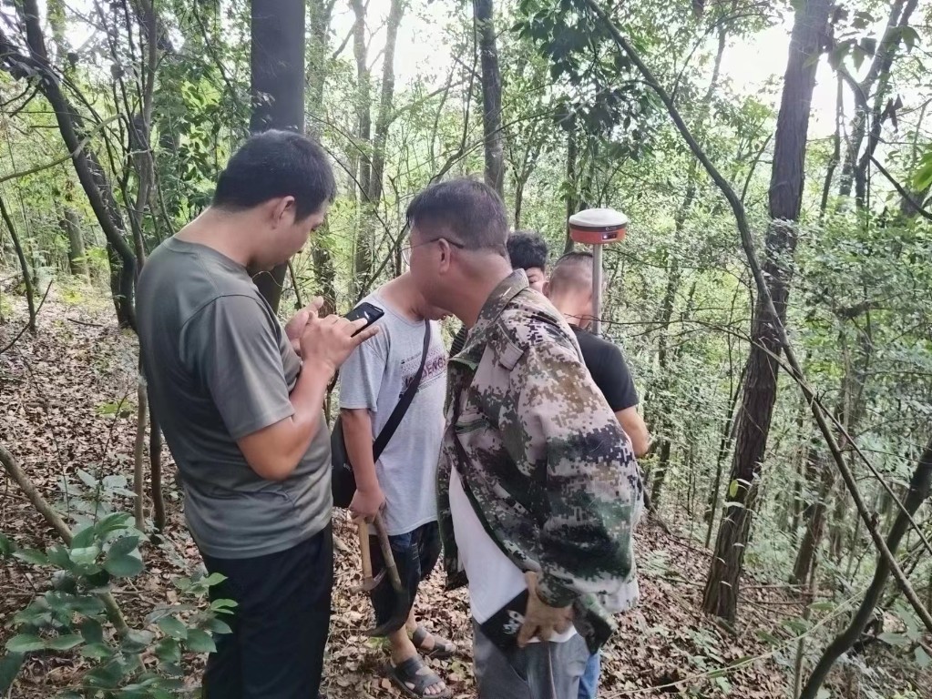 石峰区国土绿化试点示范项目启动外业调查工作