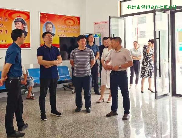 彭小中在炎陵县、攸县、醴陵市调研 供销合作社工作