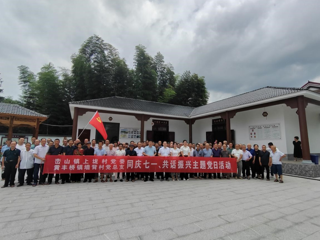 鸾山镇庆“七一”话振兴 共绘党建同心圆