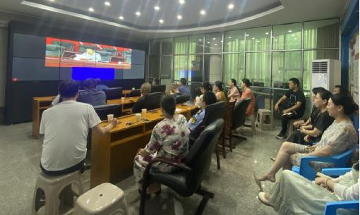 株洲市生态环境局攸县分局全体干部职工参加局系统“两带头五整治”纠风防腐专项行动工作部署会暨作风建设整顿视频会议