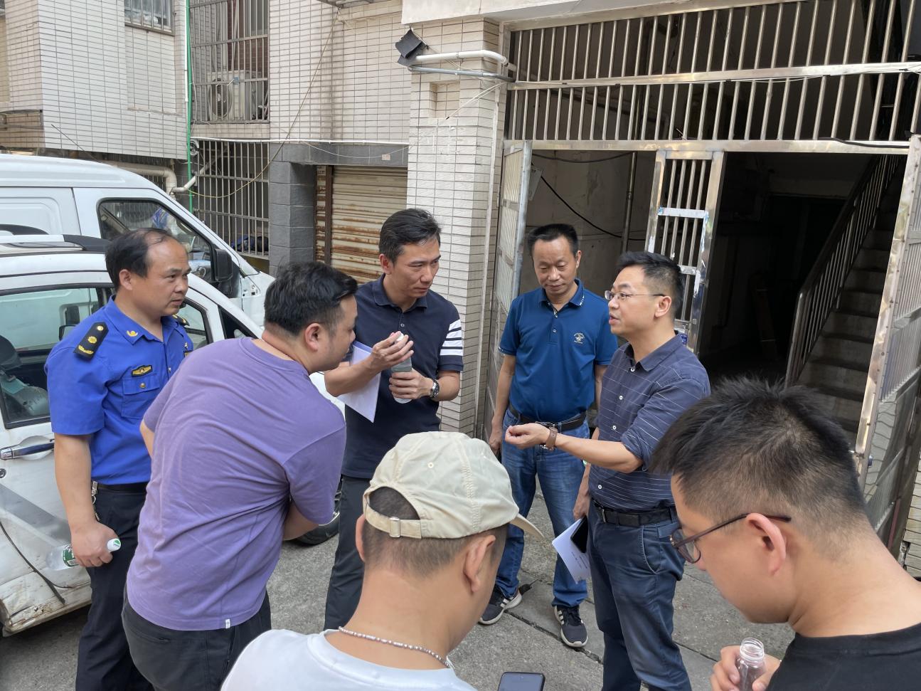 市管控办到天元区督察两违工作