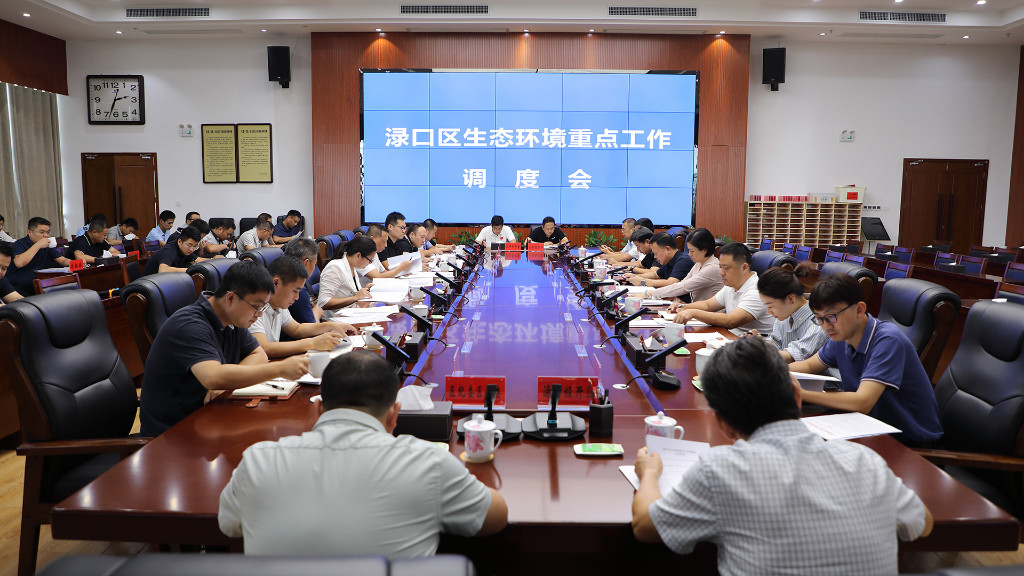 渌口区召开生态环境重点工作调度会