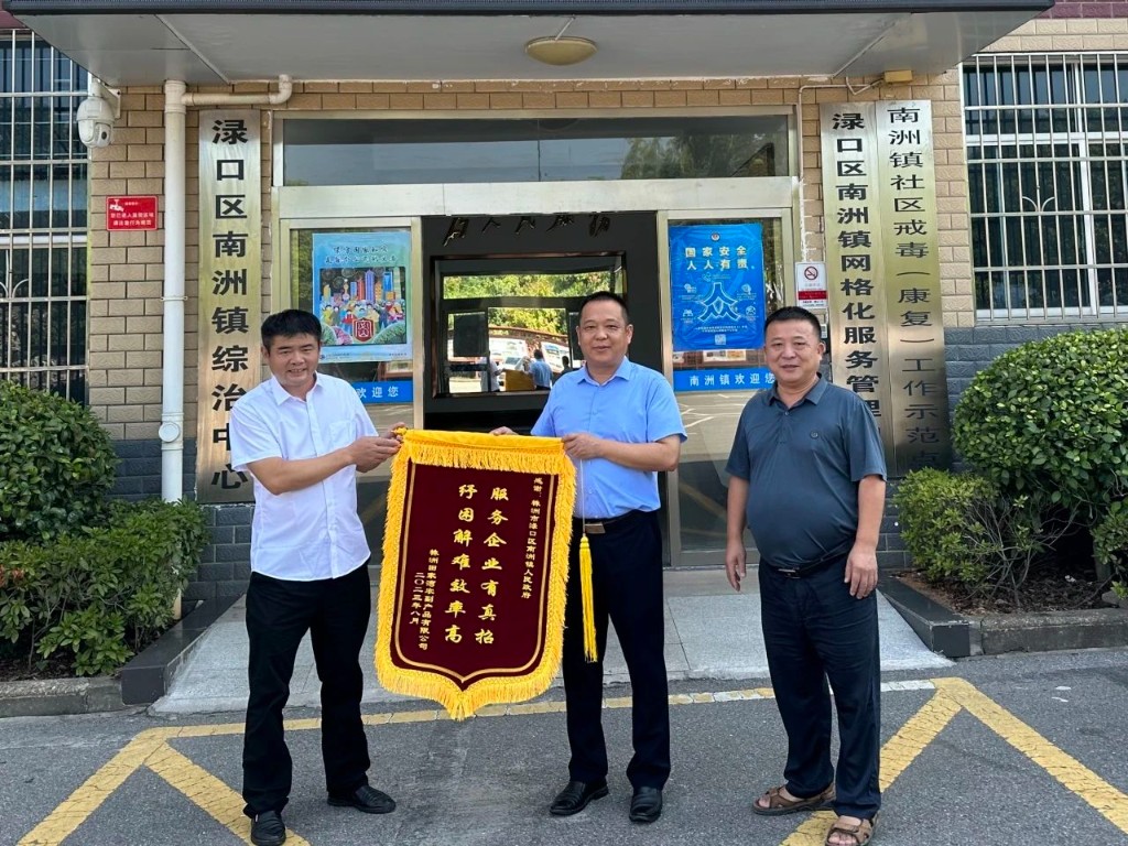 高效服务解难题 企业致谢送锦旗