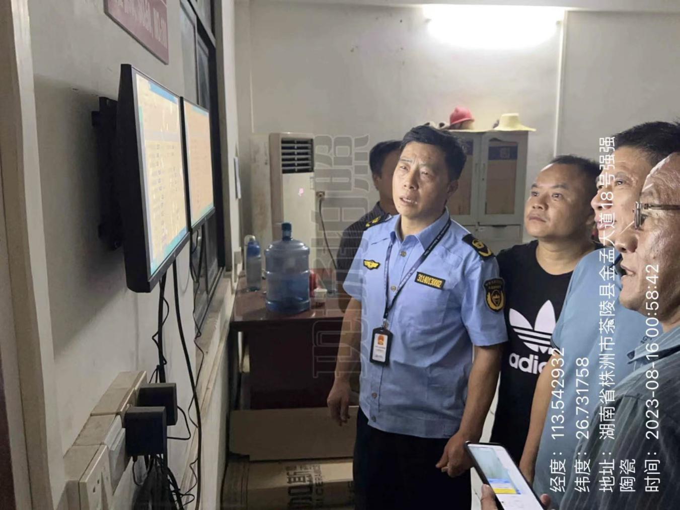 株洲市生态环境局茶陵分局开展"零点行动"严防大气污染
