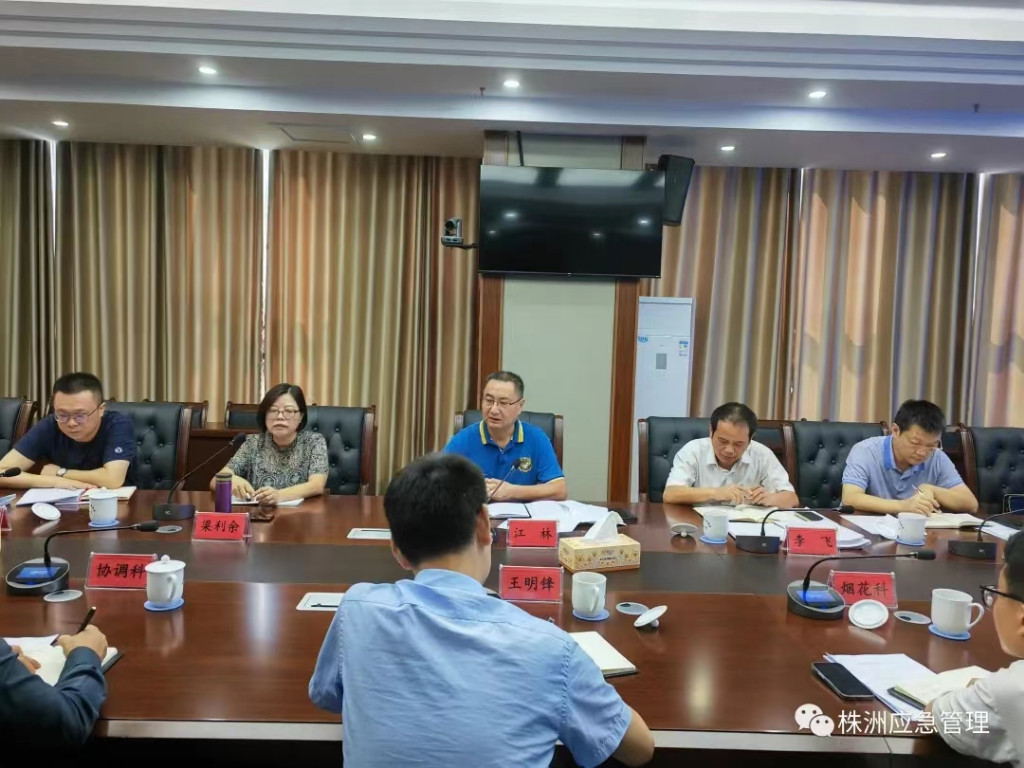 株洲市“发展六仗”专班在市应急管理局调研打好安全生产翻身仗工作