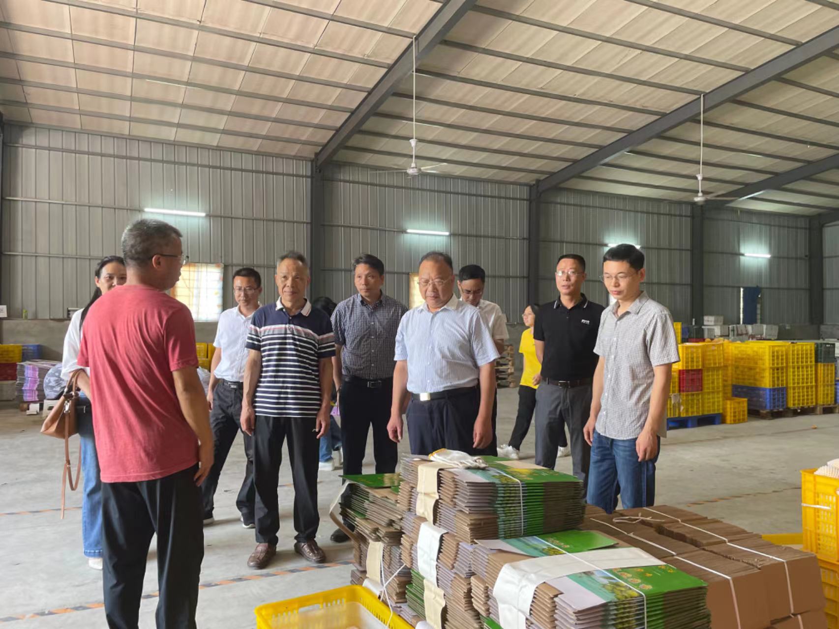 省农机事务中心主任陈新登一行来株调研