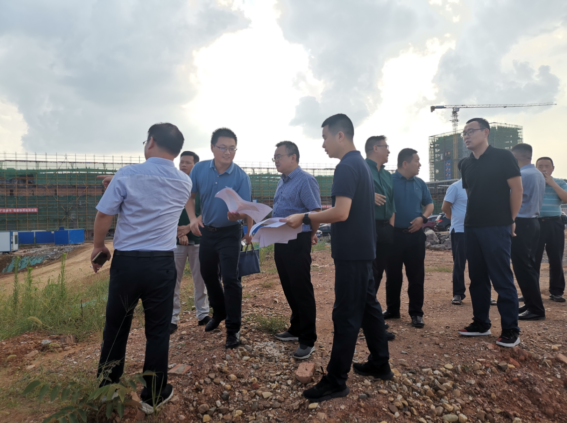 市生态环境局调研帮扶荷塘产业发展与项目建设