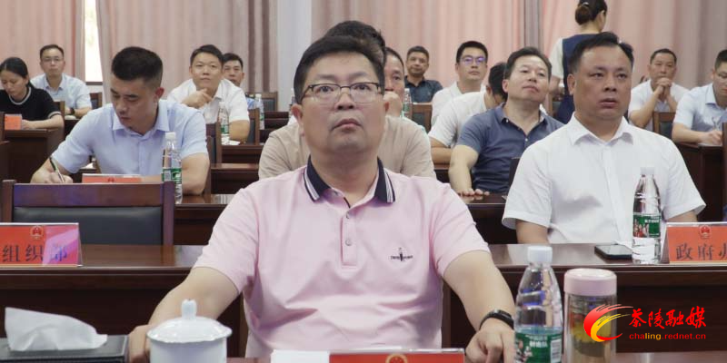 茶陵县组织收听收看全省“智赋万企”行动推进大会电视电话会议
