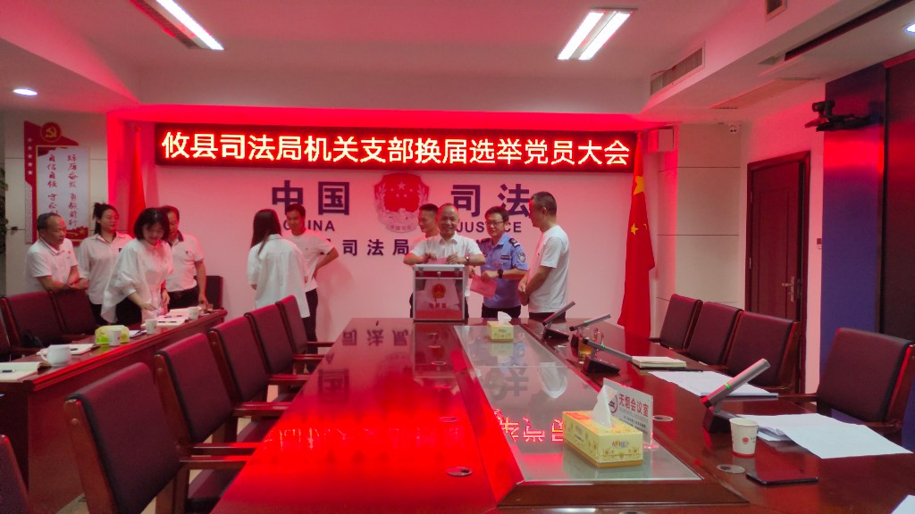 强基铸魂聚合力，司法为民谱新篇 ——攸县司法局机关支部召开换届选举党员大会