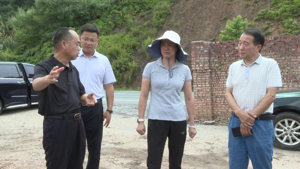 ​赖晓智到乡镇督导规范村民建房、大唐华银项目建设等近期重点工作