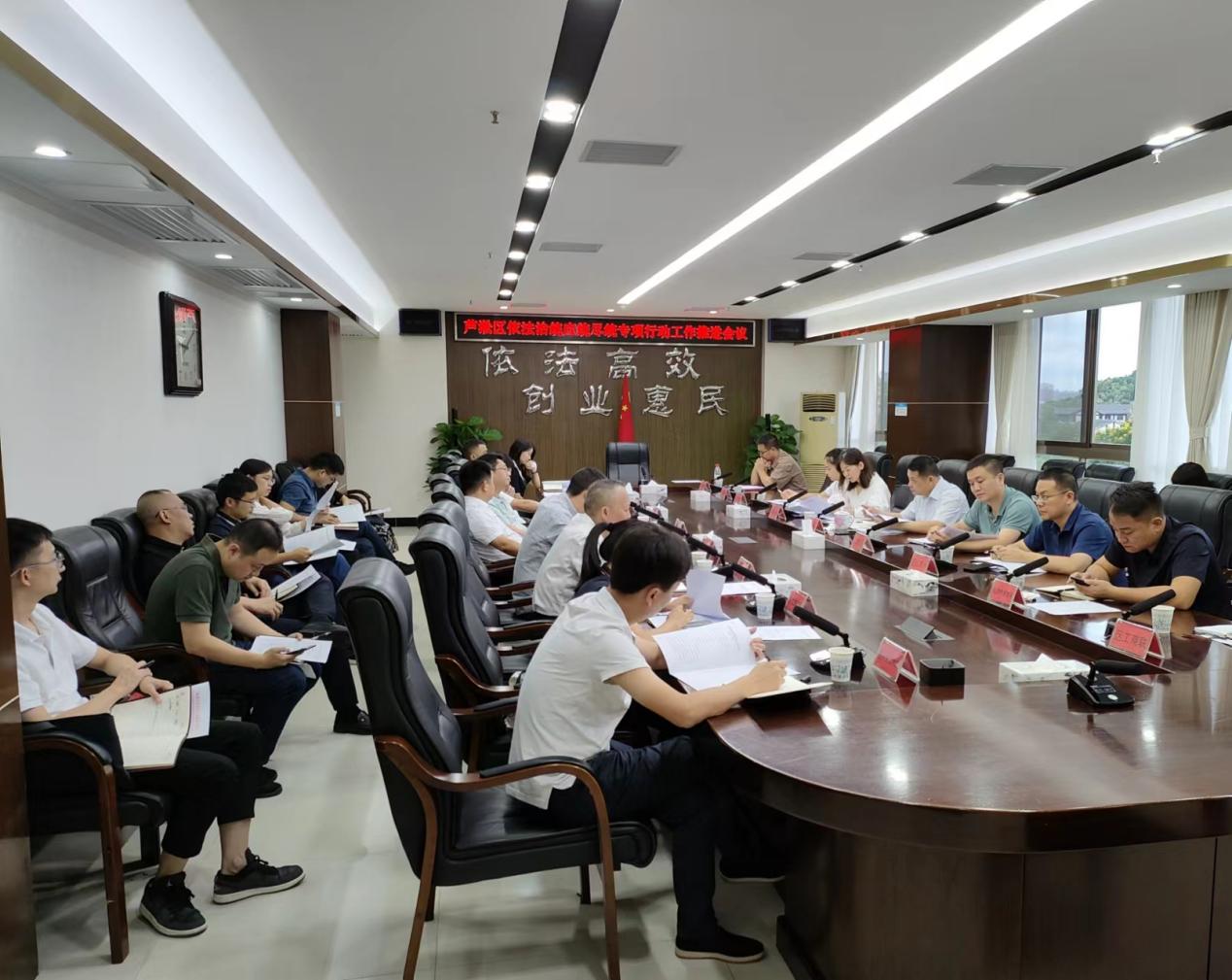 芦淞区召开依法治统应统尽统专项行动工作推进会议