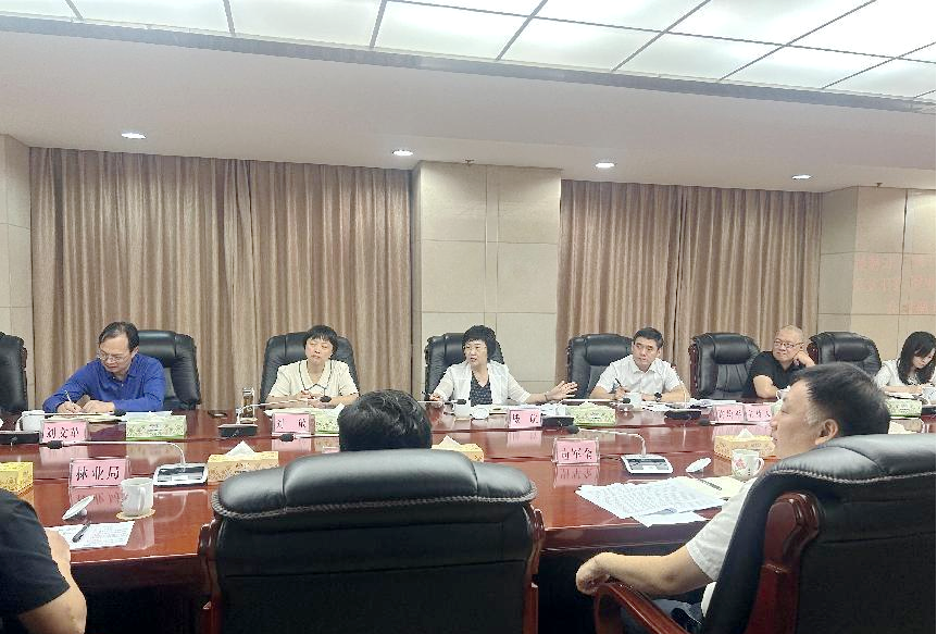 人民银行湖南省分行副行长楼航一行来攸调研金融支持林业资源开发工作