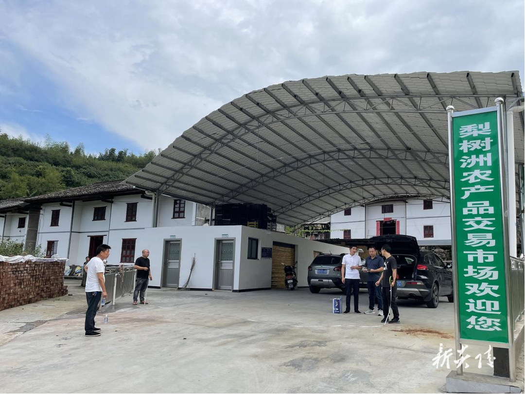 策源乡：梨树洲农产品交易市场 助力乡村振兴