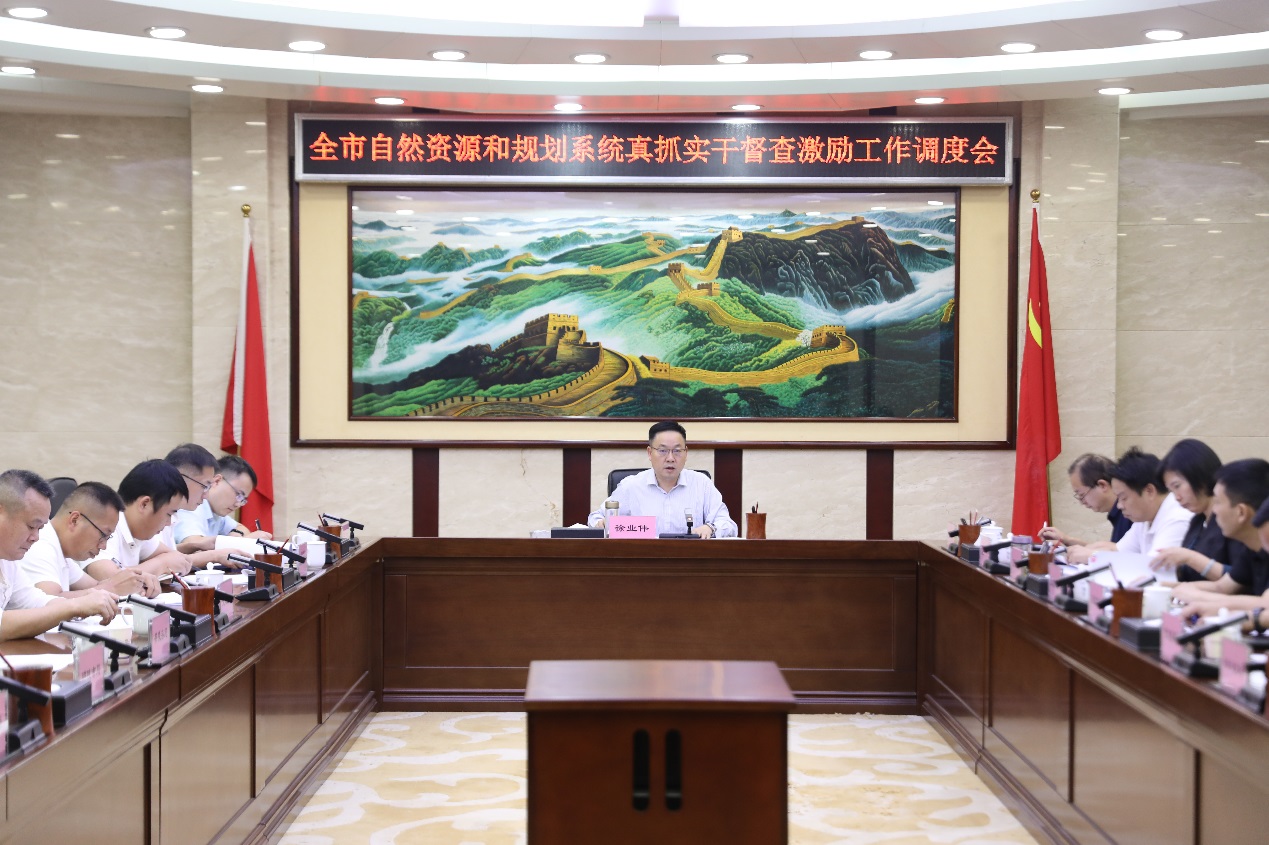 徐业伟主持召开全市资规系统真抓实干督查激励工作调度会